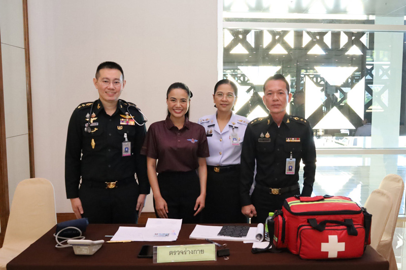 ชุดแพทย์เคลื่อนที่ตรวจร่างกายกำลังพลสำรอง ประจำปี 2569