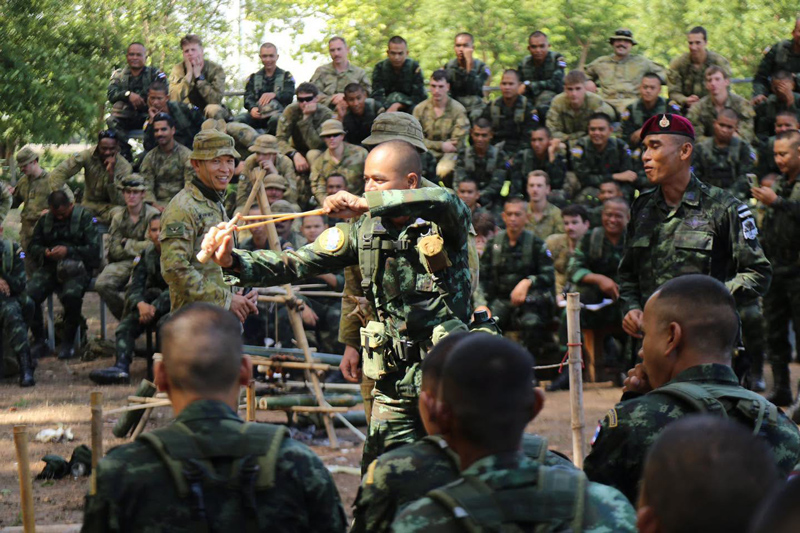 บรรยากาศศูนย์ฝึกทางยุทธวิธีกองทัพภาคที่1ปราจีนบุรี