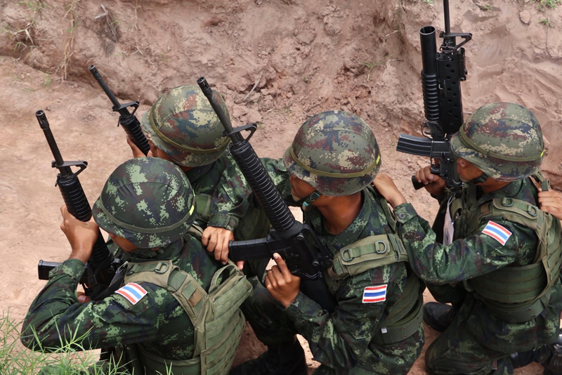 หน่วยฝึกทหารใหม่ ร.3 พัน.2 จัดฝึกเฉพาะหน้าที่ผลัด 1/69