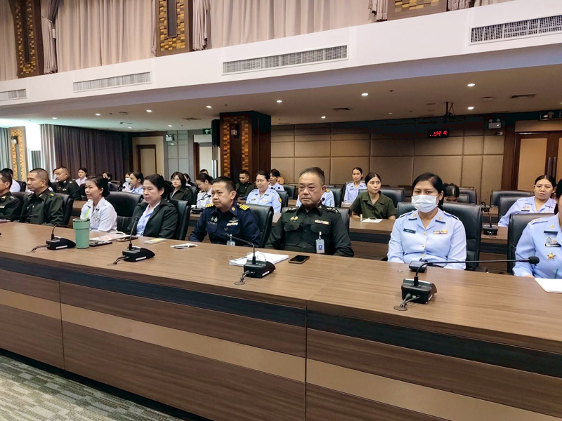 กำลังพลสำนักงานแพทย์ สำนักงานสนับสนุน เข้าร่วมประชุมประจำเดือน