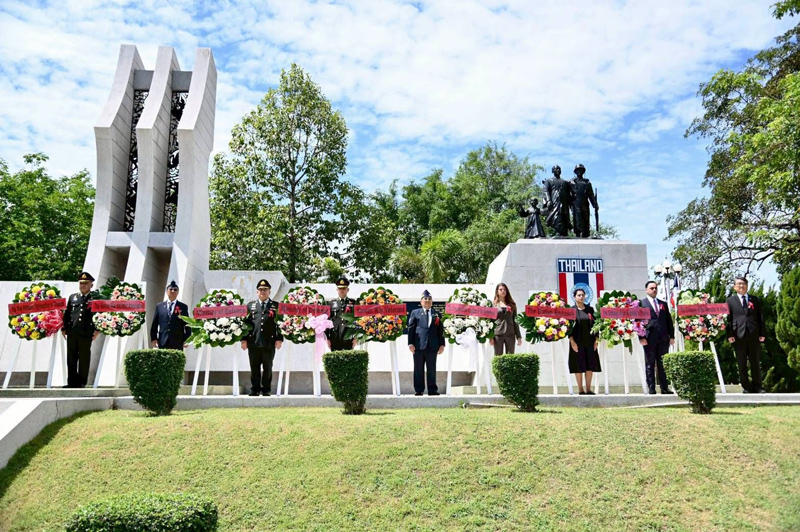 รูปปั้นสัญลักษณ์กองพันพยัคฆ์น้อยทหารผ่านศึกเกาหลี