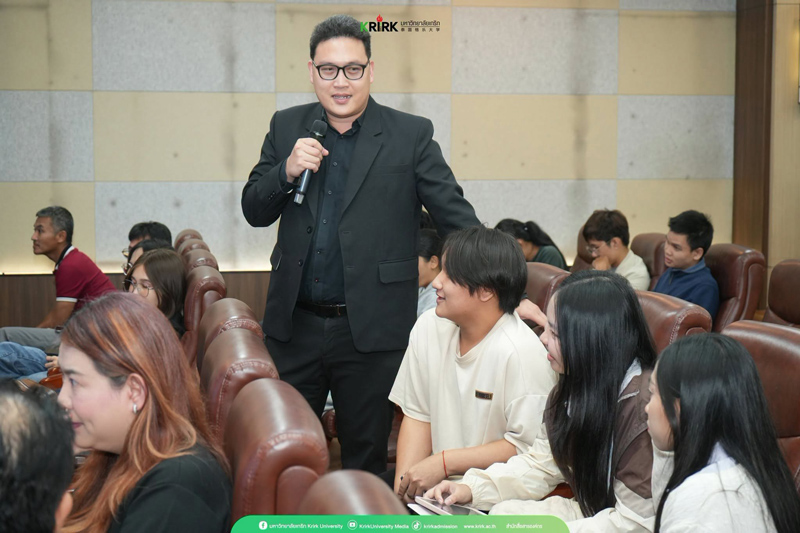 ภาพบรรยากาศเวิร์กชอป Drone Logistics ที่มหาวิทยาลัยเกริก