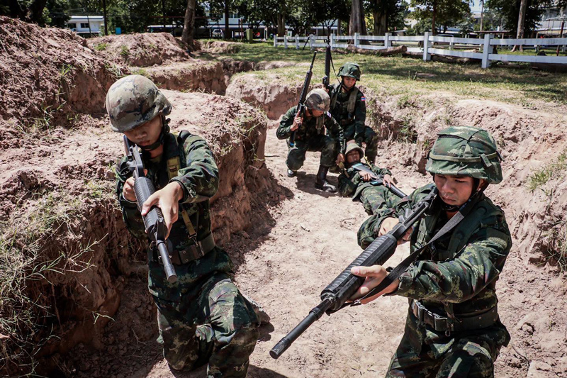 กำลังพล ร.3 พัน.2 เรียนรู้ทักษะการช่วยเหลือผู้บาดเจ็บในสถานการณ์รบ