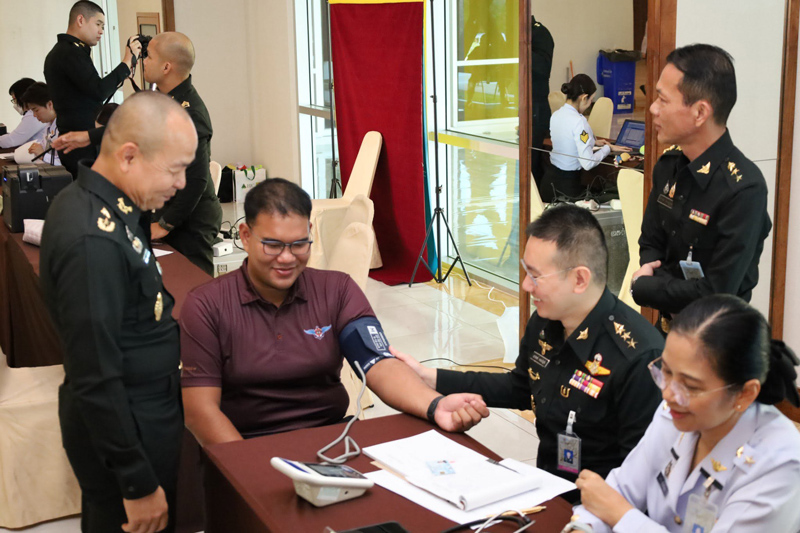 ทีมแพทย์เคลื่อนที่สำนักงานปลัดกระทรวงกลาโหม ปฏิบัติหน้าที่