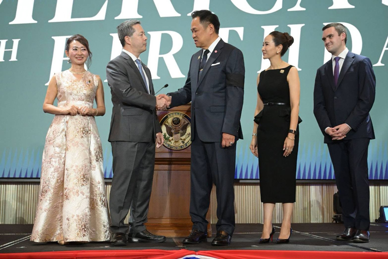 สถานเอกอัครราชทูตสหรัฐฯ จัดงานเลี้ยงฉลองวันชาติประจำปี 2569
