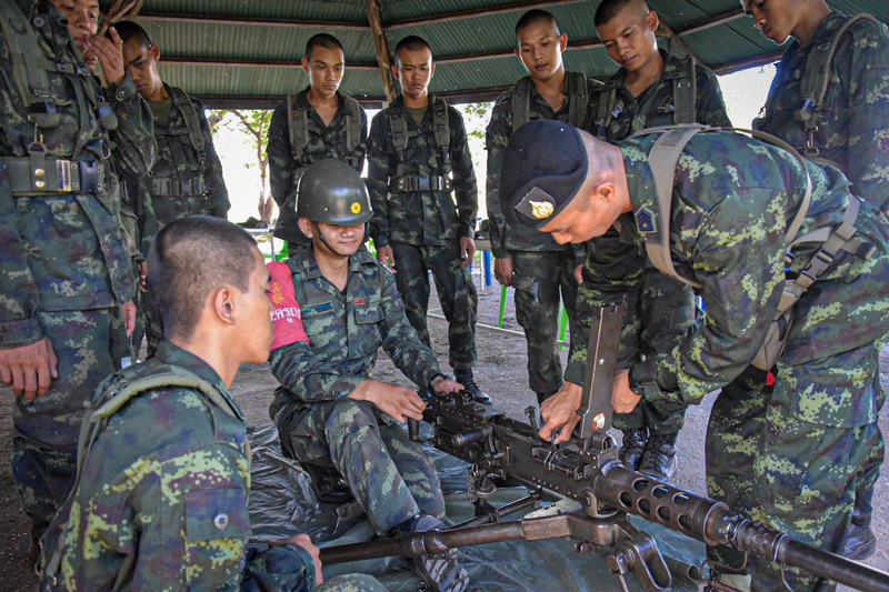 ทหารใหม่ผลัดหนึ่งเข้ารับการศึกษาทักษะทางทหารเฉพาะทาง