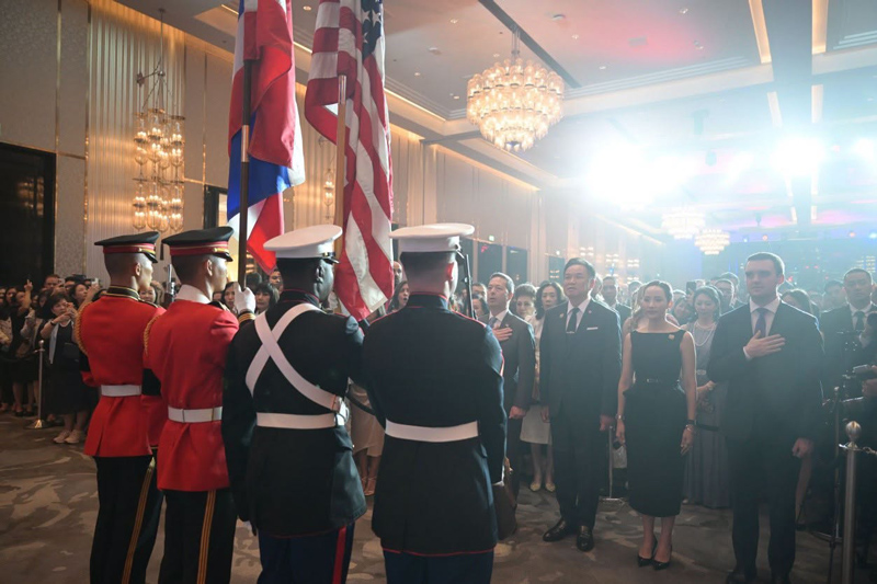บรรยากาศงานวันชาติสหรัฐฯ ณ โรงแรม The Ritz-Carlton, One Bangkok