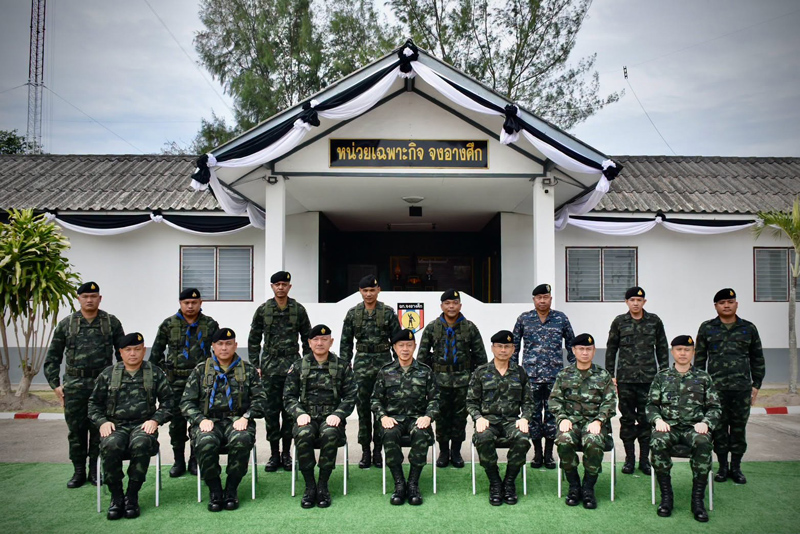 กำลังพล ฉก จงอางศึก ร 9 ปฏิบัติภารกิจชายแดนประจวบคีรีขันธ์