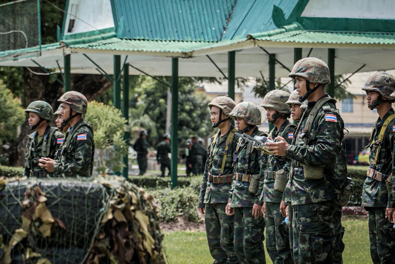 บรรยากาศหน่วยฝึกทหารใหม่ ร.3 พัน.2 จัดฝึกเฉพาะหน้าที่