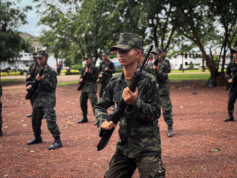 บรรยากาศสนามฝึกยิงปืนของหน่วย ร.3 พัน.3 ค่ายพระยอดเมืองขวาง