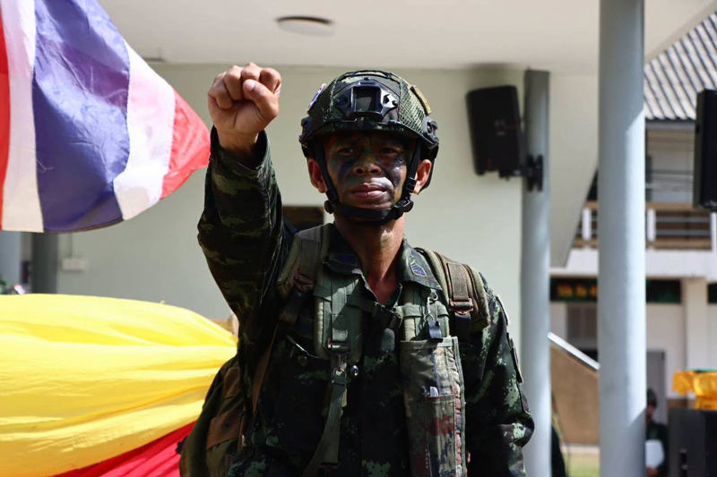 กองพันทหารราบที่ 3 กรมทหารราบที่ 23 ตรวจกำลังพลปี 2569
