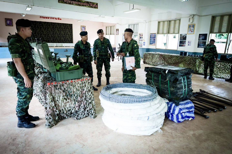 การตรวจสอบสภาพความพร้อมใช้งานของอุปกรณ์สายยุทธบริการทหารราบ