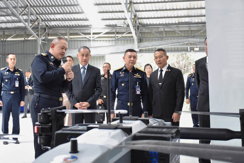 โดรนทหาร ผลงานวิจัยและพัฒนาเทคโนโลยีป้องกันประเทศ กองทัพอากาศ