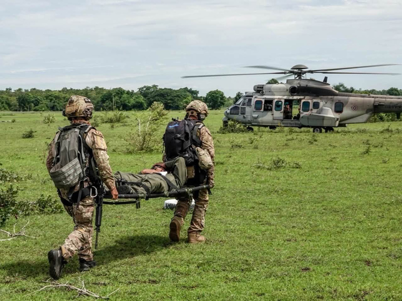 ฮลิคอปเตอร์ H225M ปฏิบัติภารกิจค้นหาและช่วยชีวิตของกองทัพอากาศ