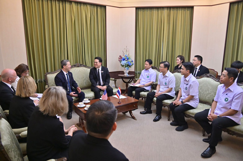 คณะผู้บริหารกระทรวงสาธารณสุขไทยร่วมประชุมกับคณะผู้แทนสหรัฐอเมริกา