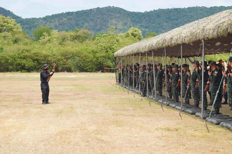สนามฝึกทางยุทธวิธี พล.ร.9 จัดฝึกซ้อมระบบป้องกันโดรน