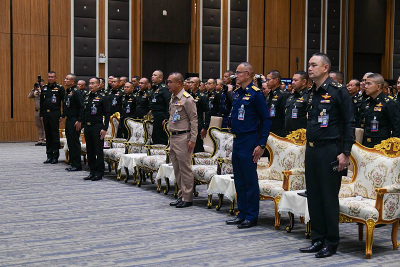 บรรยากาศ ณ อาคารอเนกประสงค์ สถาบันวิชาการป้องกันประเทศ