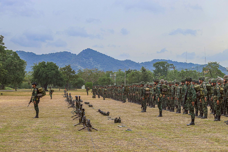 ทหารราบรักษาพระองค์ซ้อมรบภาคปฏิบัติเพิ่มขีดความสามารถประจำปี 2569