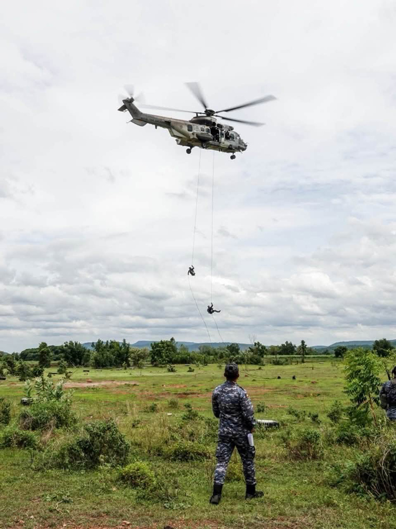 กองทัพอากาศไทยเตรียมความพร้อมเฮลิคอปเตอร์ H225M สนับสนุน 24 ชั่วโมง