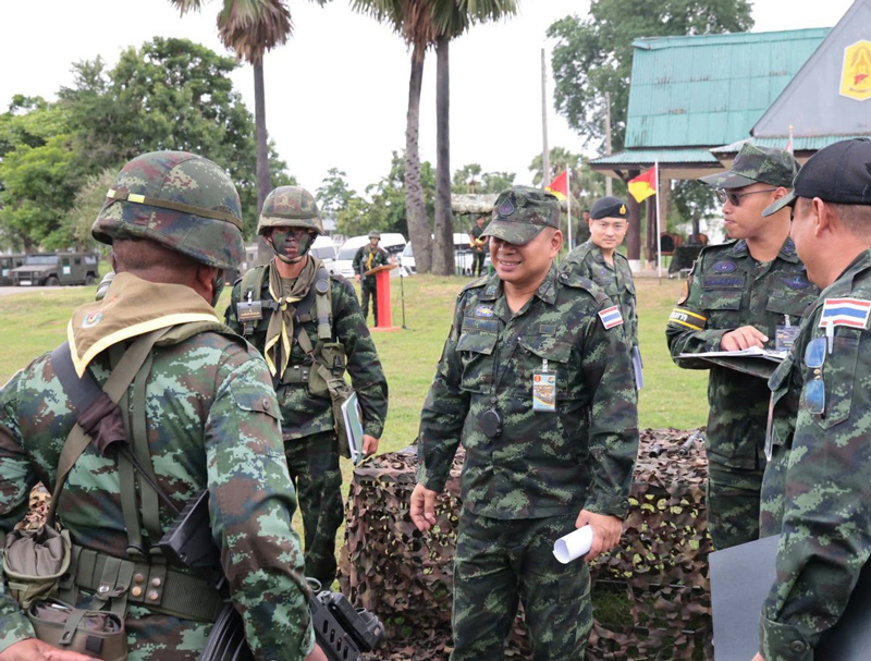 กำลังพลทหารปืนใหญ่ กองทัพบก เข้ารับการตรวจความพร้อมรบประจำปี