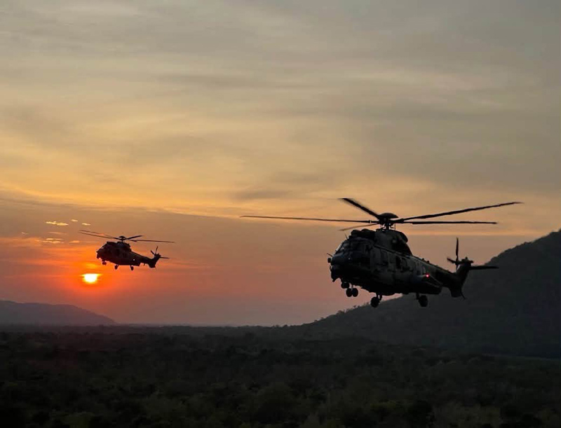 เครื่องบินเฮลิคอปเตอร์รุ่น EC-725 (H225M) ประจำการในไทย