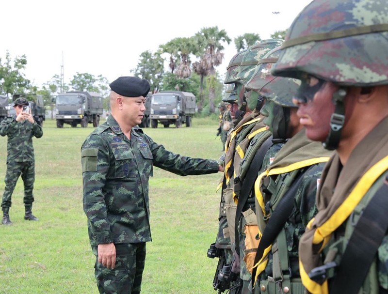 คณะกรรมการศูนย์การทหารปืนใหญ่ ศป เดินทางตรวจประเมินผลค่ายทหารอุดร