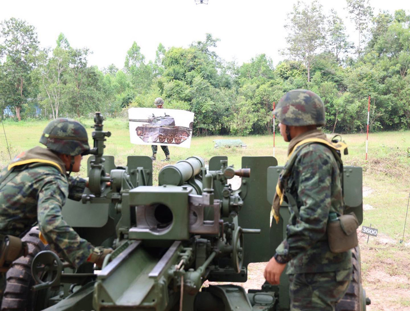 กำลังพลหน่วย ร้อย.ป.3131 ป.3 พัน.13 เข้ารับการประเมินผลการฝึก