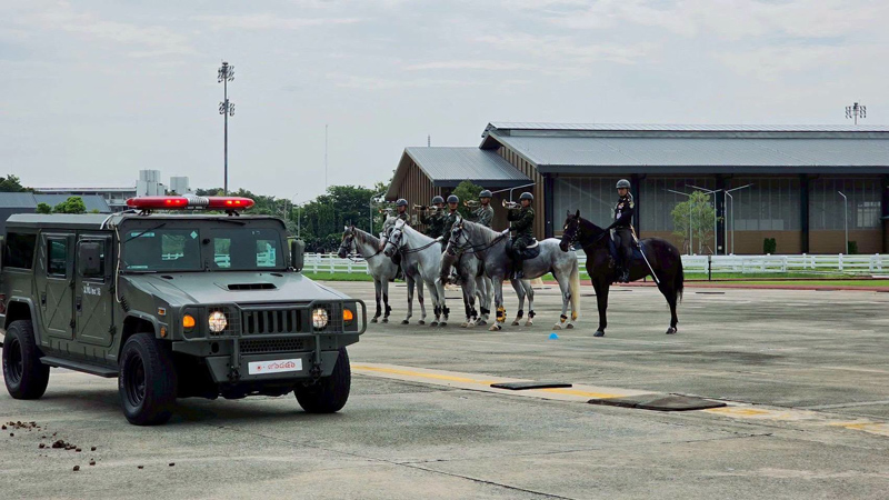 กองพลทหารม้าที่ 2 รักษาพระองค์ จัดกิจกรรมตรวจความพร้อมด้านกำลังพล