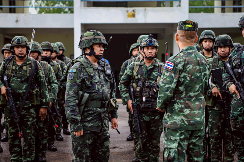 ผู้บังคับบัญชาตรวจเยี่ยมและวางแผนยุทธการฝึก RDF-X ประจำปี