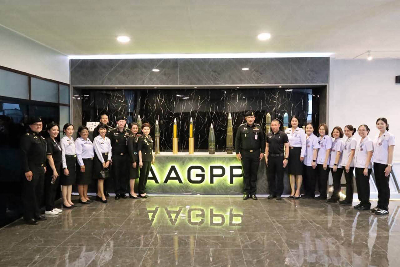 สนพ.สสน.สป. ลงพื้นที่ตรวจเยี่ยมโรงงานในสังกัดศูนย์อำนวยการสร้างอาวุธ