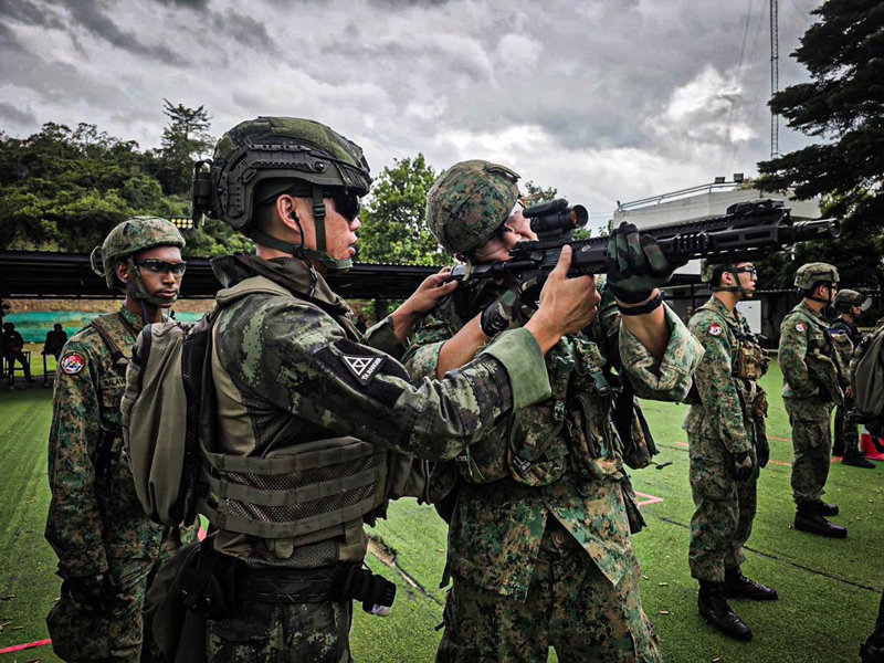 กองทัพบกสิงคโปร์จัดส่งกำลังพลร่วมฝึกทักษะอาวุธศึกษาในไทย