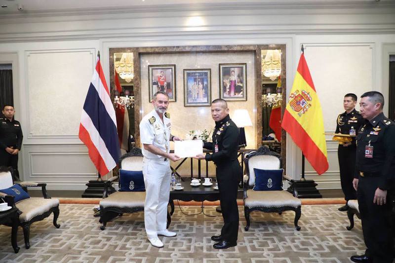 กองทัพบกไทยและกองทัพสเปนร่วมมือด้านอุตสาหกรรมป้องกันประเทศ
