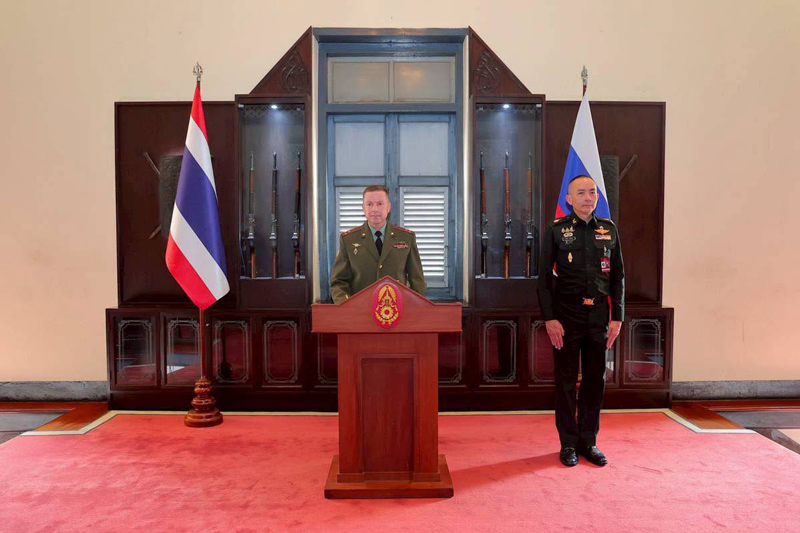 การหารือความร่วมมือทางทหารระหว่างกองทัพบกไทยและกองทัพรัสเซีย