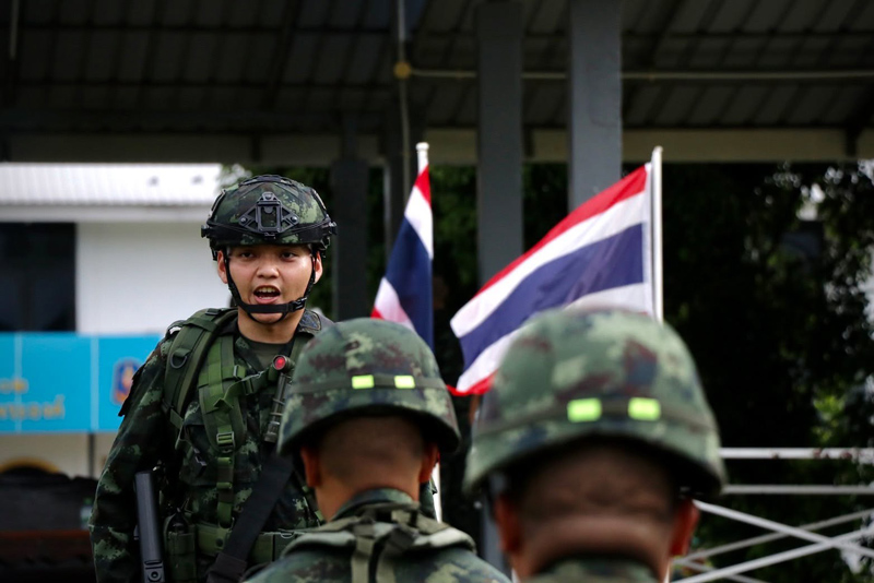 กำลังพล ป.2 พัน.102 รอ. เตรียมเข้าร่วมการฝึก กรม.ร.ฉก.