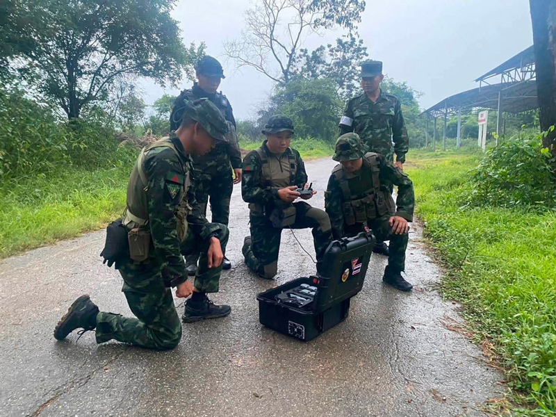 หน่วยสนับสนุนการช่วยรบร่วมซ้อมแผนยุทธวิธี