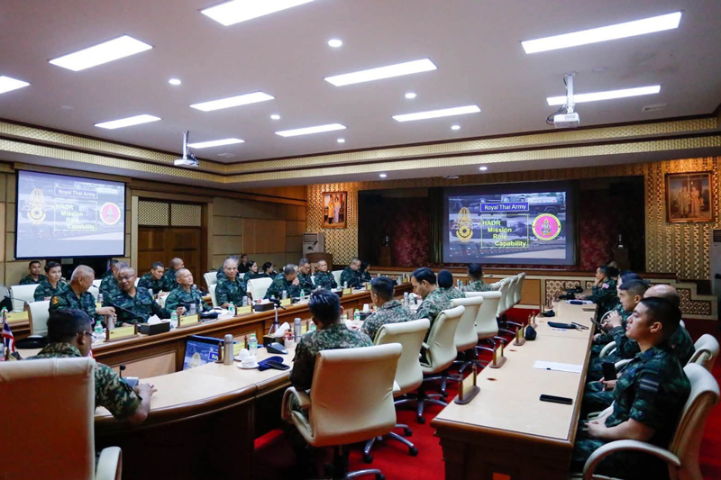 บรรยากาศการประชุมความร่วมมือทางทหารไทย-มาเลเซีย ปี 2569