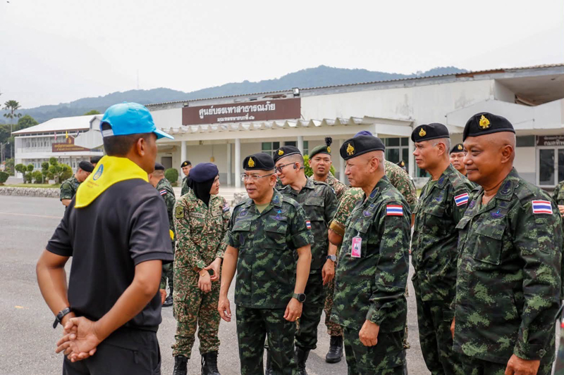 ความพร้อมของกองร้อยชุดปฏิบัติการบรรเทาสาธารณภัยภายใต้การกำกับดูแลของ มทบ.42
