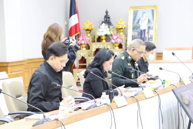 ภาพบรรยากาศการประชุมหารือมาตรการวัคซีนแห่งชาติ