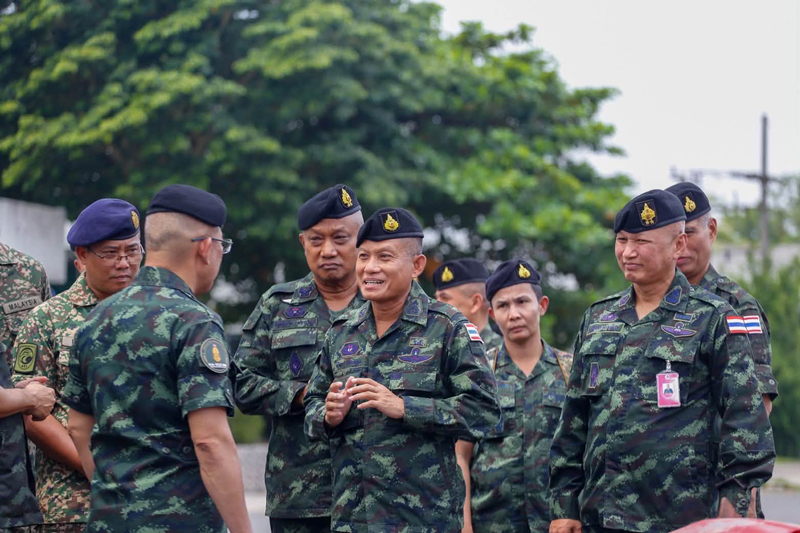 การตรวจเยี่ยมหมวดกู้ภัย มณฑลทหารบกที่ 42 จ.สงขลา