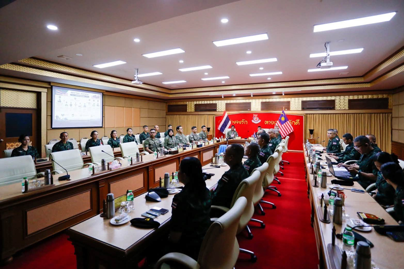 การหารือความร่วมมือด้านบรรเทาสาธารณภัย ณ มณฑลทหารบกที่ 42