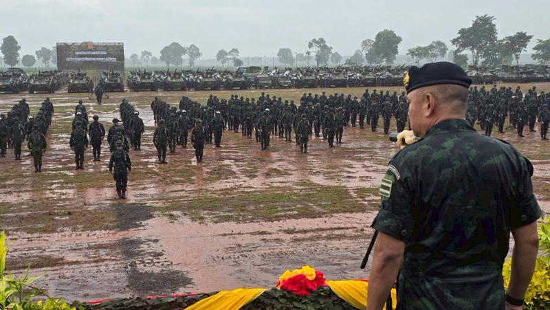 พลตรี เบญจพล มอบนโยบายการฝึกให้แก่ผู้บังคับหน่วย