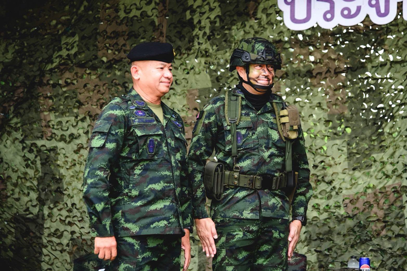 เจ้ากรมยุทธทหารบกตรวจเยี่ยมความพร้อมกำลังพลในการฝึก LFX