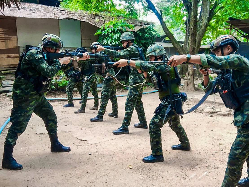การฝึกหน่วยทหารรูปแบบ Unit School ฉก.ยะลา