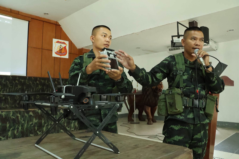 การศึกษาข้อมูลพื้นฐานและประเภทของโดรนทางทหาร