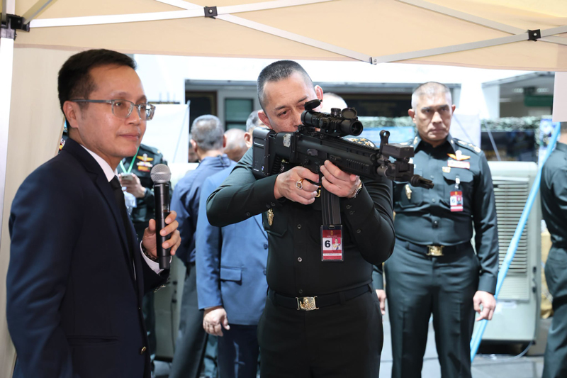 ระบบสนามฝึกยิงปืนเสมือนจริง (Shooting Simulation) ของ สทป.
