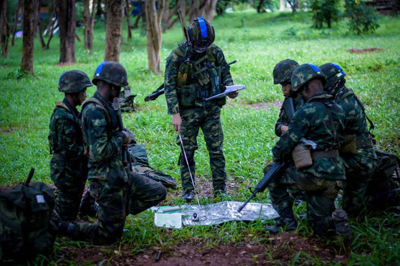 กำลังพลฝึกยุทธวิธีเข้าปะทะตามกิจเฉพาะประจำปี