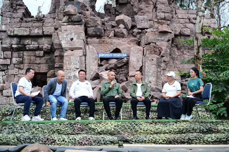 บรรยากาศงานแถลงข่าว RUN FOR HONOR 2026 ณ ปราสาทตาควาย จังหวัดสุรินทร์