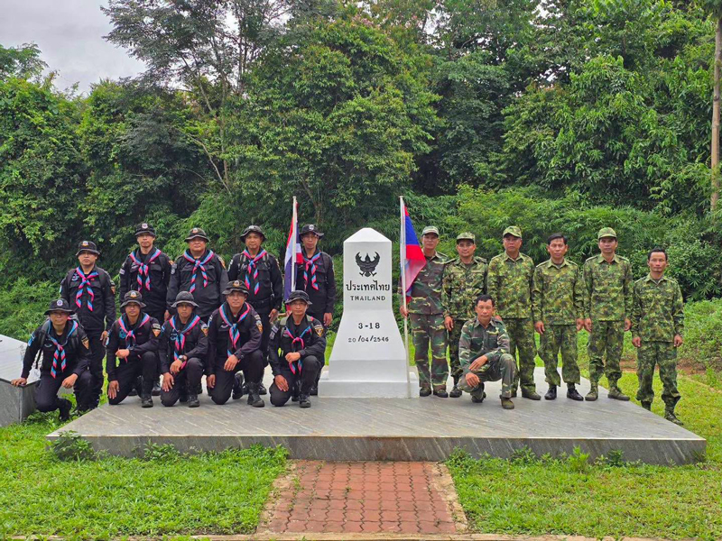 กองร้อยทหารพรานที่ 3202 ปฏิบัติภารกิจร่วมกับกองร้อยทหารแดนที่ 152 สปป.ลาว