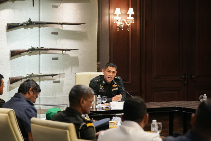 การแลกเปลี่ยนความรู้และเสริมสร้างความสัมพันธ์ทางทหารไทย-ศรีลังกา