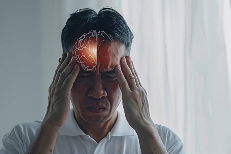 เส้นเลือดสมองตีบ